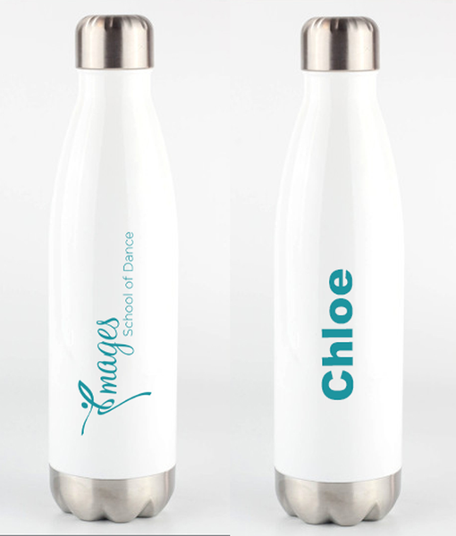 Images School of Dance Water Bottle