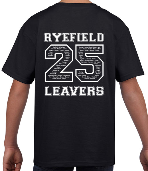 Ryefield Primary School Leavers T-shirt - Class of 2025