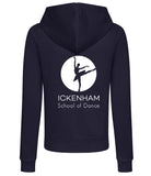 Ickenham School of Dance Zipped Hoodie (Child and Adult Sizes)