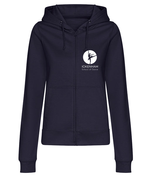 Ickenham School of Dance Zipped Hoodie (Child and Adult Sizes)