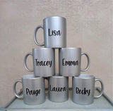 Personalised Glitter Mug - Name