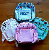 Small Dinosaur/Unicorn/Zoo/Farm Print Backpack