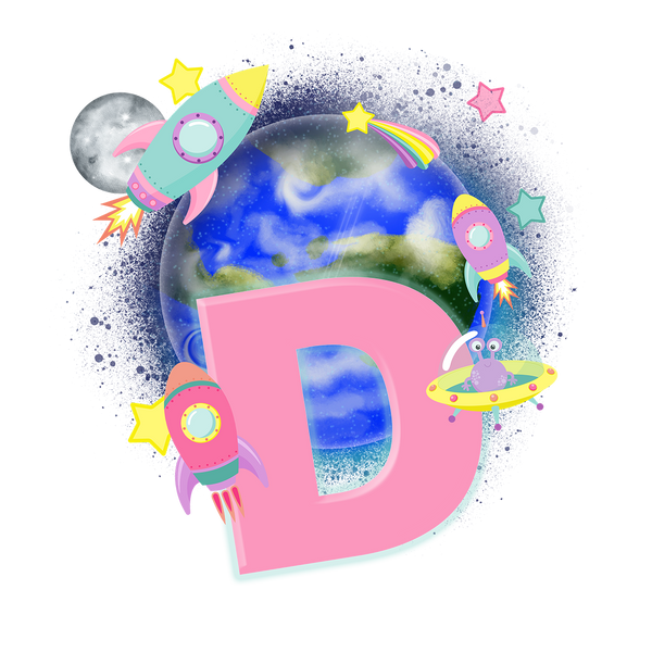 Outer Space Mug Pink (6oz)