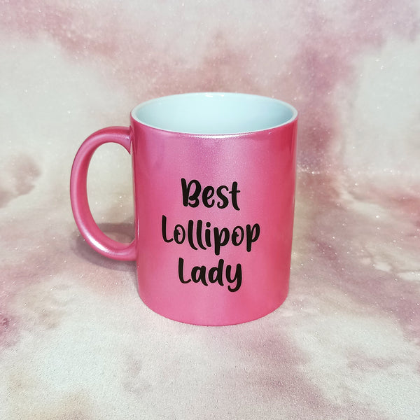 Personalised Glitter Mug - Message