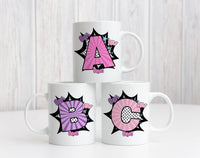 Superhero Alphabet Mug