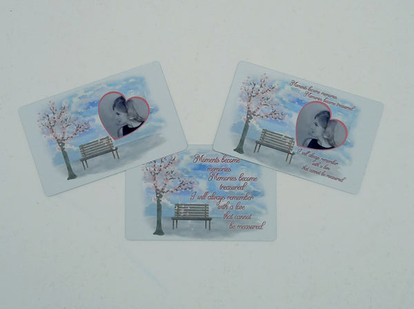 Memorial Glitter Cards