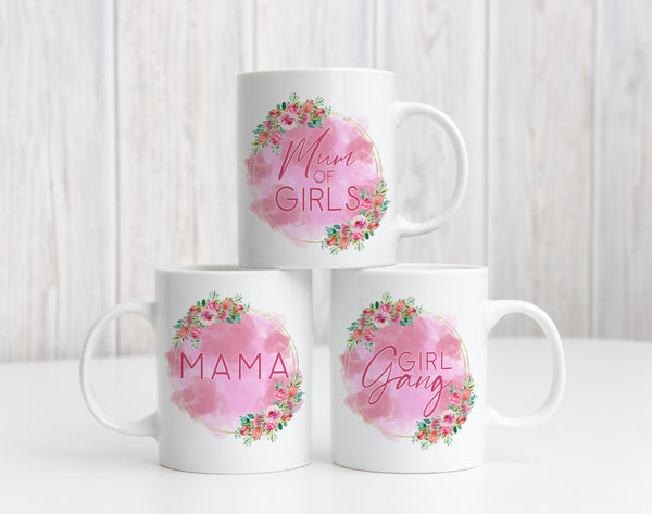 Girl Gang - Floral Design Mug