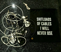 Shitloads of cables storage bag